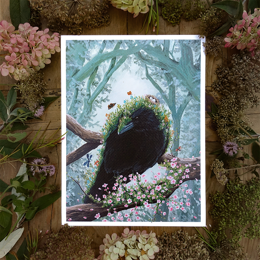 Illustration "L'Eveil du Sous-bois"